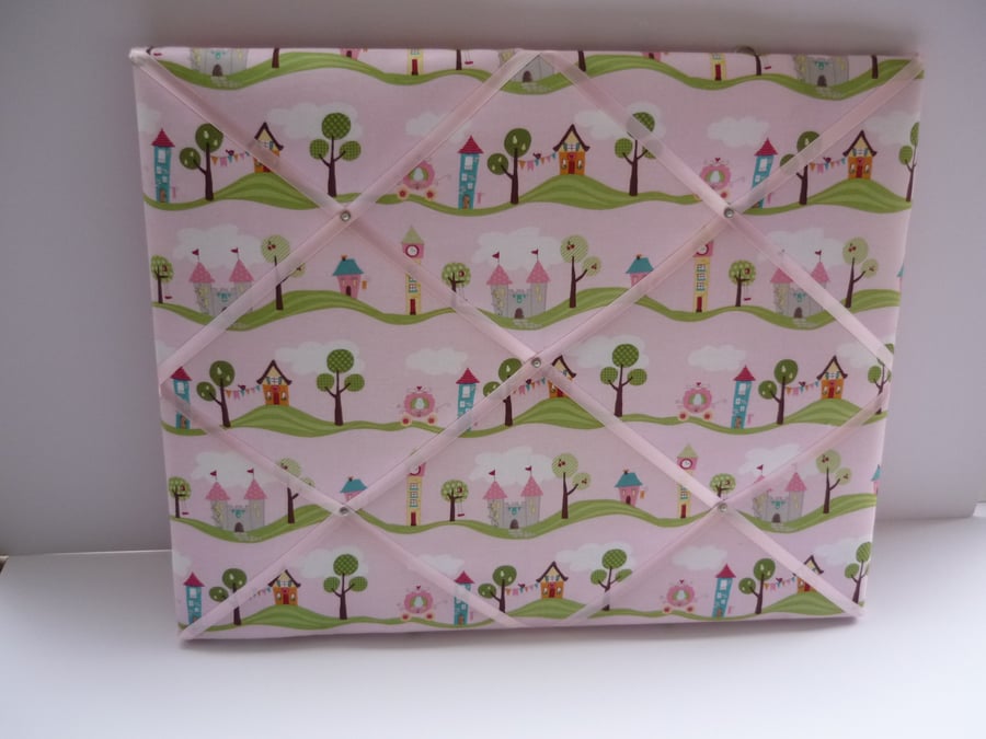 Fabric covered notice board  memo board