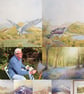 Kingfisher Reflection .Original watercolour by Christopher Hughes - Image 7
