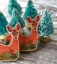 Roe Deer Wood Pin Brooch - Image 3