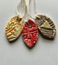 Set of Ceramic Gift Tag: Little Keepsakes, Love Tokens 