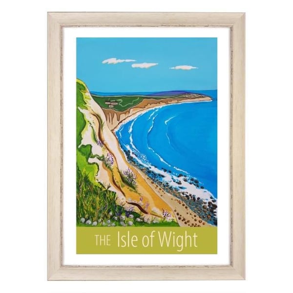Isle of Wight travel poster print by Susie West