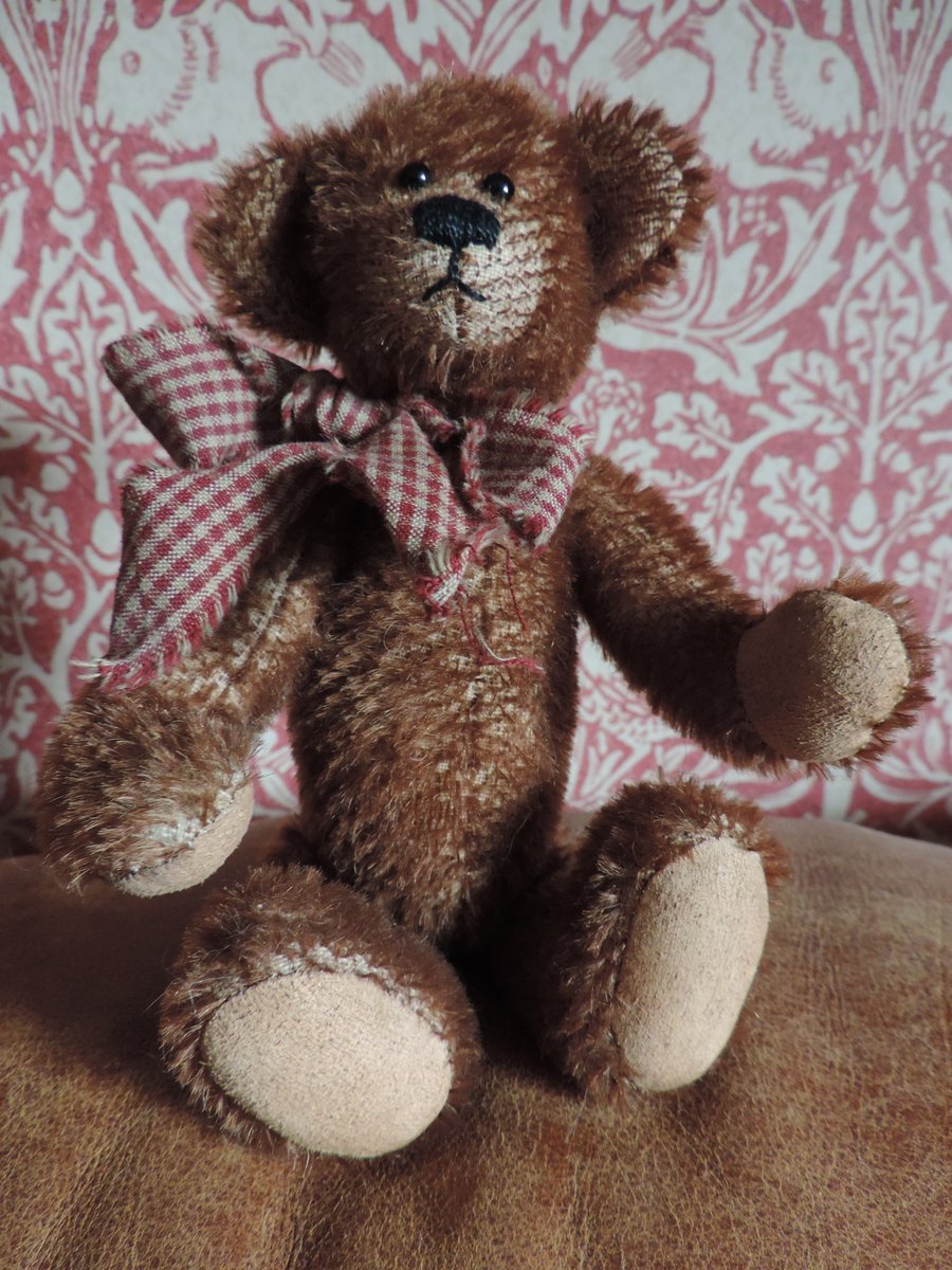 8" Mohair Handmade Traditional Teddy Bear