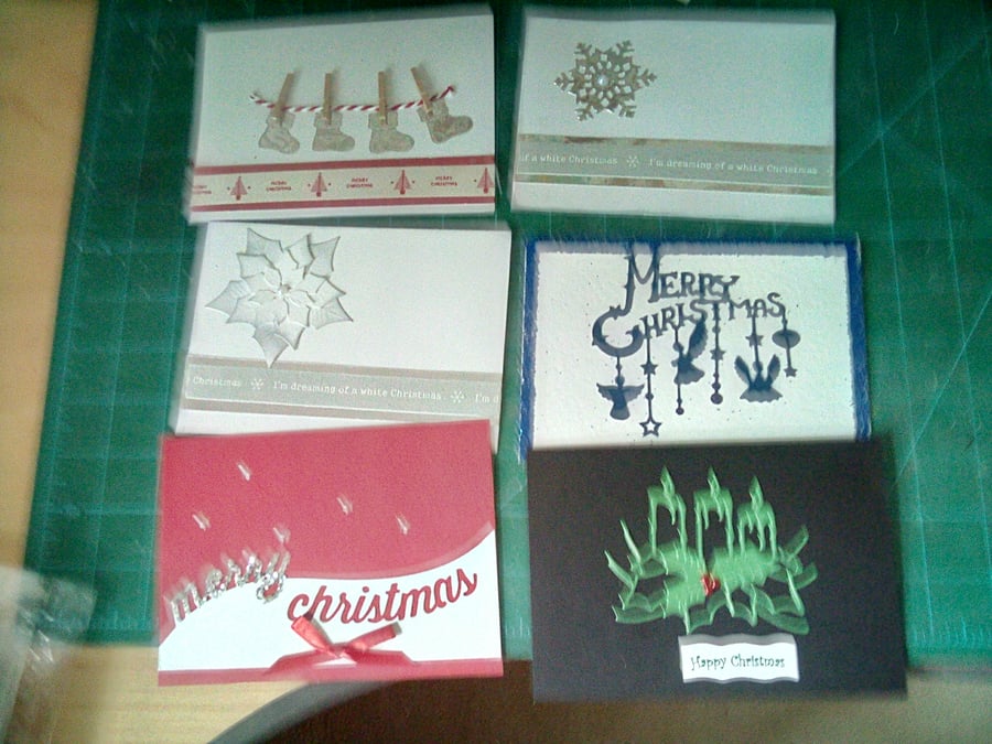 Packs of 6 Christmas cards