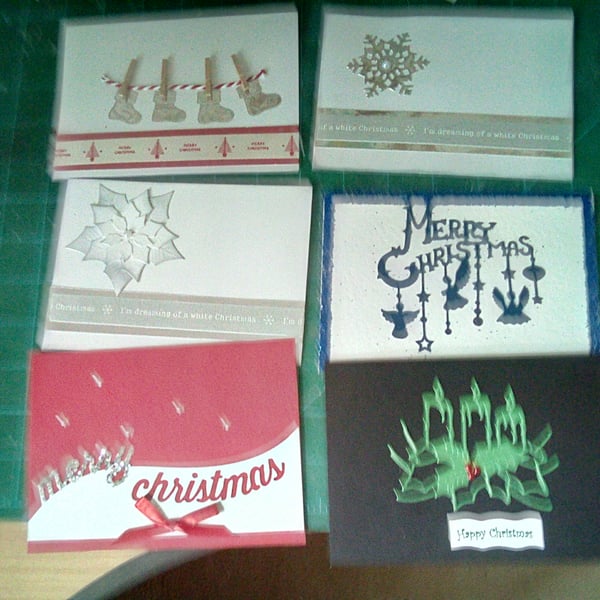 Packs of 6 Christmas cards