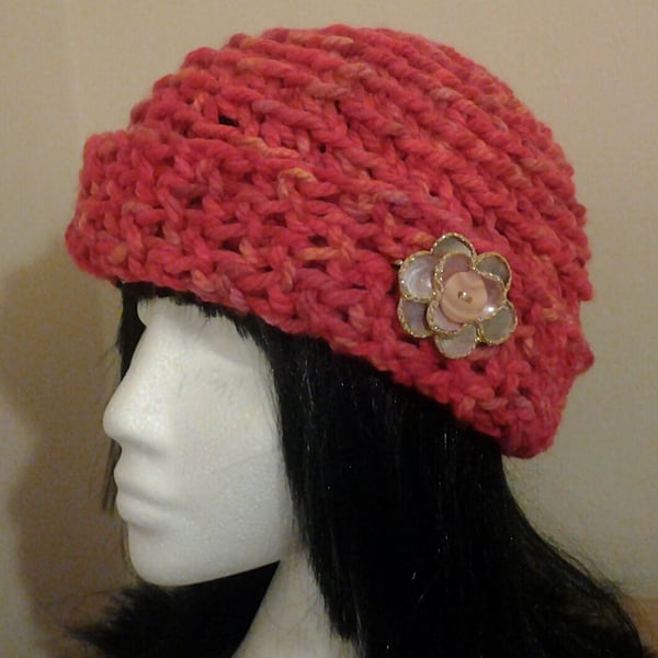 Warm Woolly Crochet Hat 