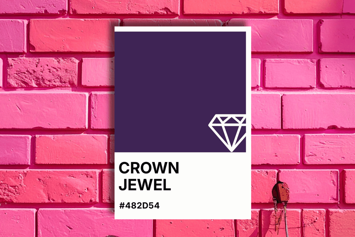 Mother's Day CROWN JEWEL Greeting Card – Colour Swatch Series (A6, Blank Inside)