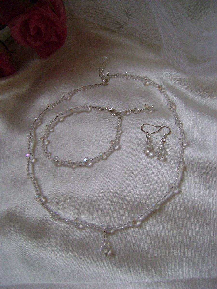 Crystal Bridal Jewellery Set