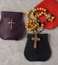 Personalised Leather Rosary Case – Handmade Catholic Rosary Pouch - Image 4
