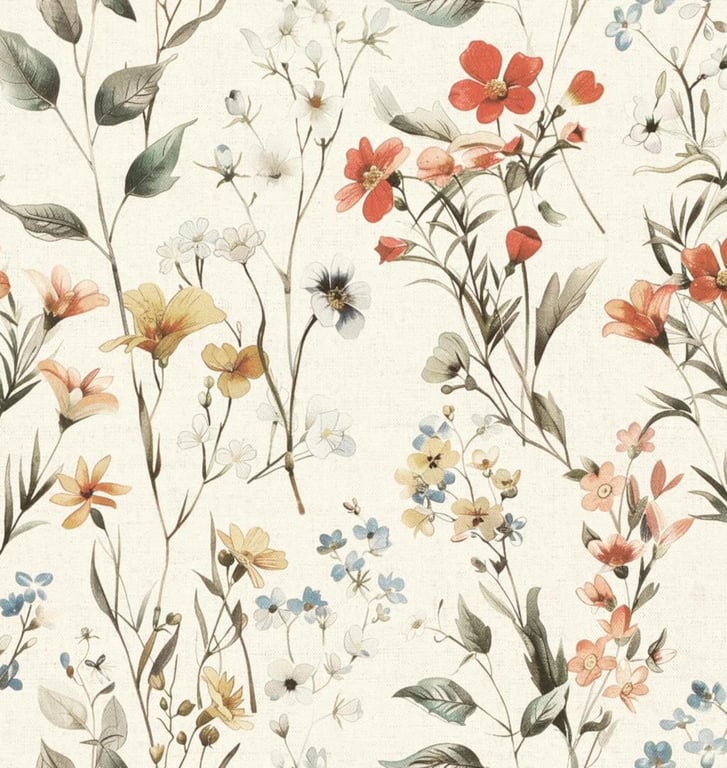 Beatice Round Tablecloth. 135cm  Cotton. Natrual