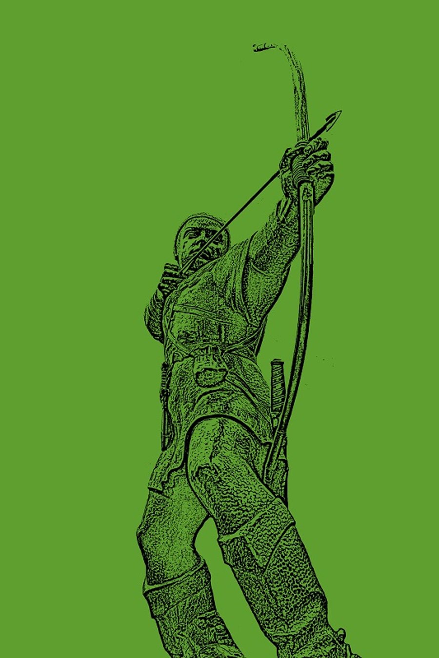 Robin Hood A4 Colour Digital Art Print