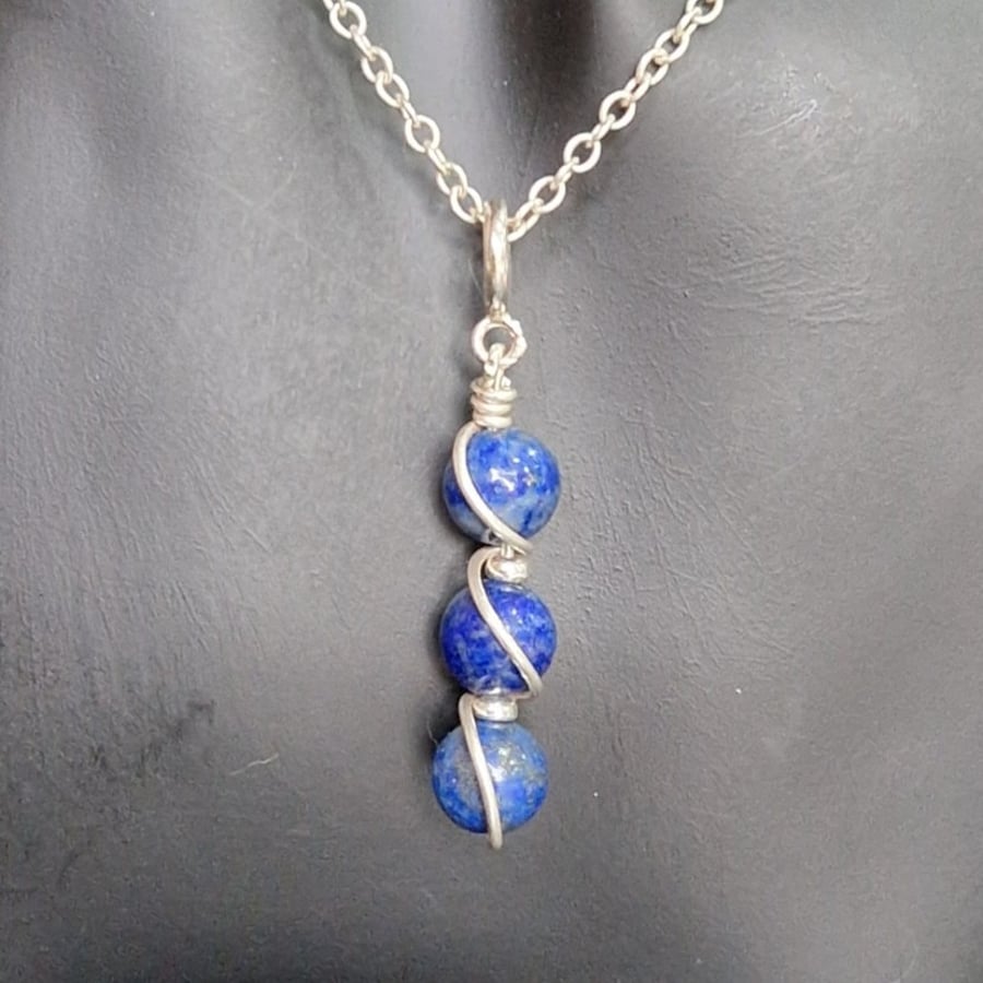 Personalised sterling silver pendant necklace: birthstone, gemstone, chakras!!!