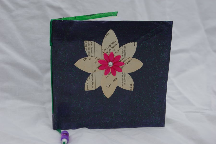 Notebook Deep Purple Upcylced Note Book