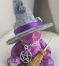 Gorgeous Potions and Pentacles Witch Bear With Broomstick. - Image 6
