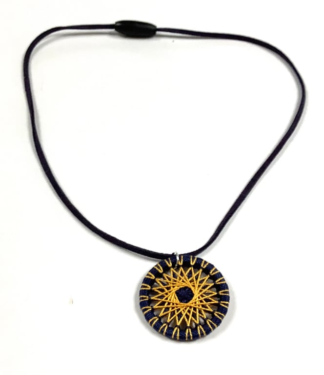 Zwirnknopfe Button Pendant