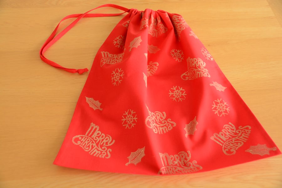 Christmas Large Gift Bag - Merry Christmas 