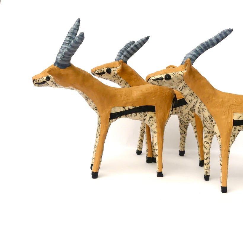 Little Thomson's Gazelles - Set of 3 - MADE TO ORDER