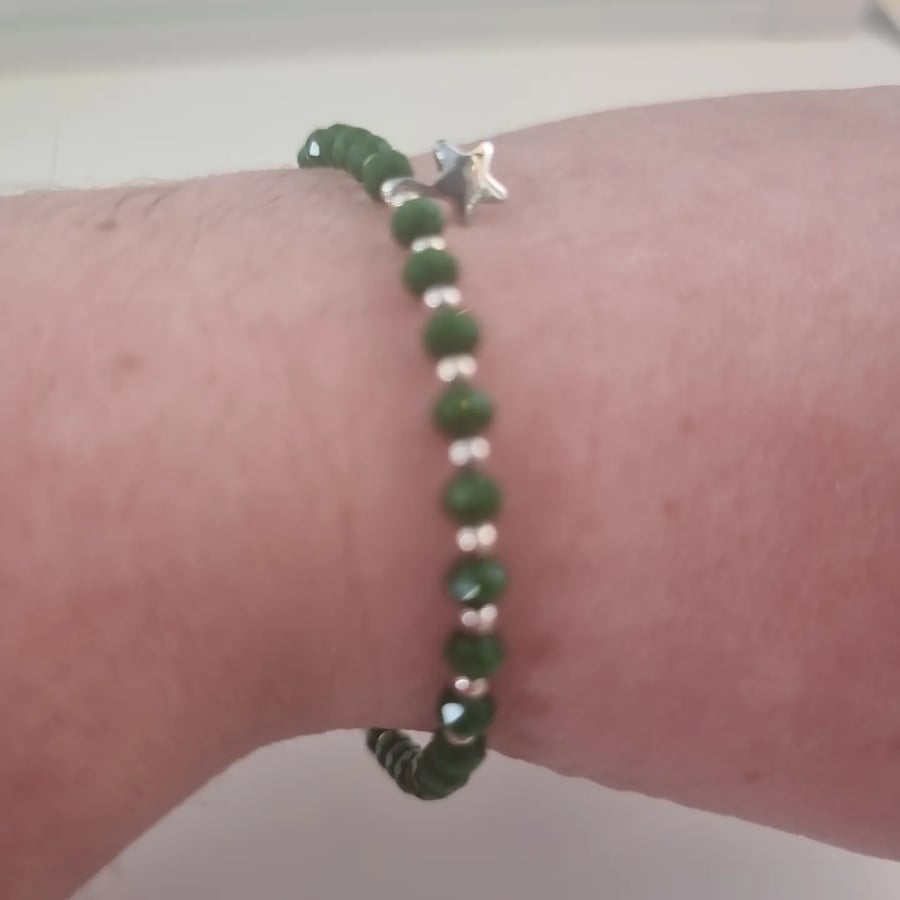 Green Star bracelet