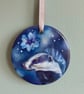 Perfectly Imperfect - Ceramic Badger, hanging ornament, badger gift 