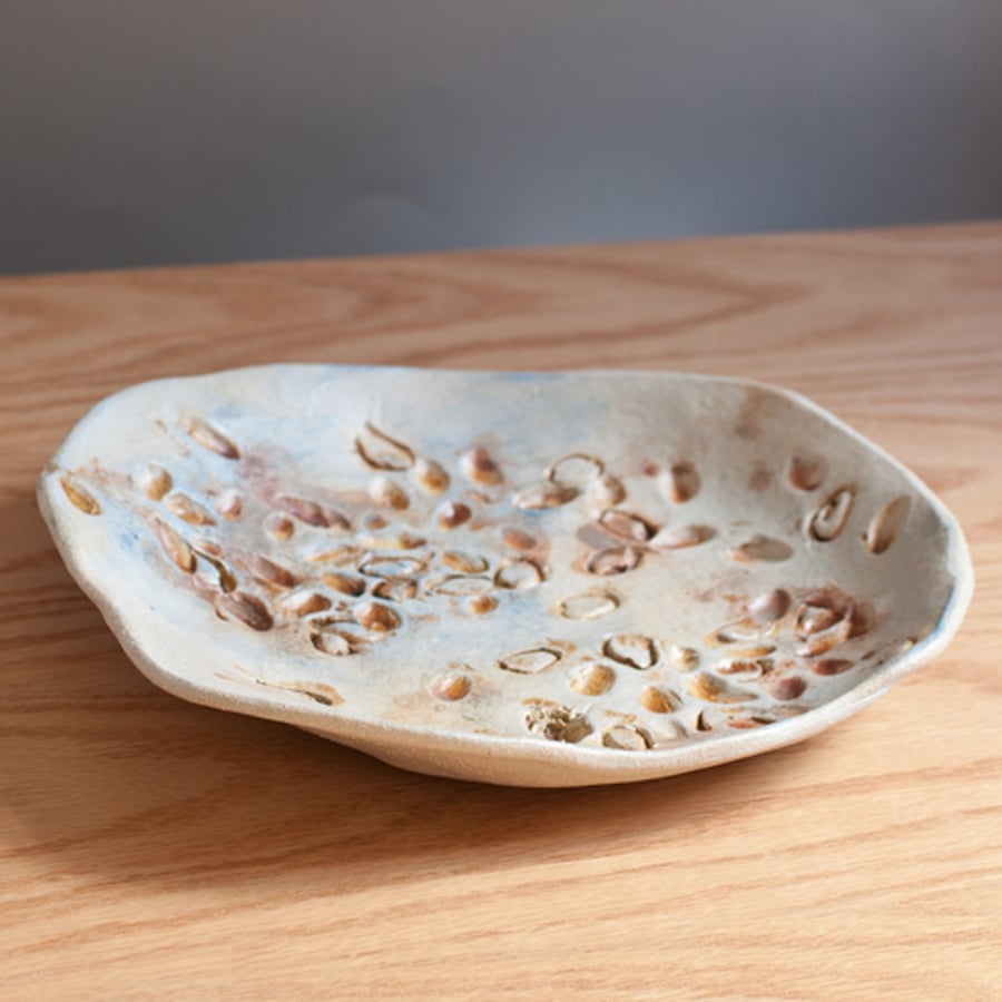 Pistachio Nut Dish Platter Folksy