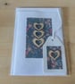 A6 'Hearts' Card & Gift Tag - Image 2