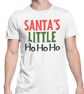 Santas Little HO HO HO Christmas T Shirt- Funny Joke Friends Banter Present - Image 2