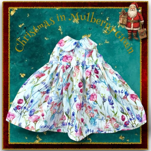 Lavender and Pink Floral Dress