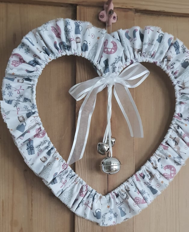 Fabric Christmas Wreath