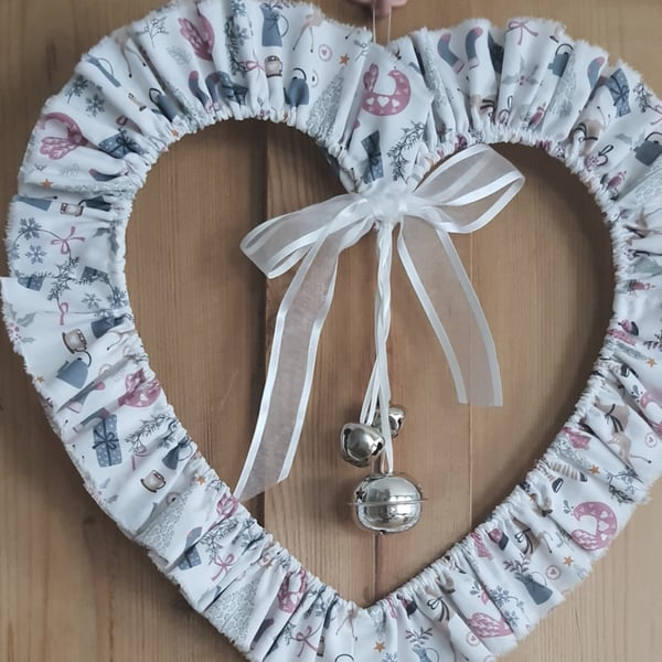 Fabric Christmas Wreath