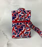 Jack phone case, Flag pouch, Detachable strap, Handmade - Image 7