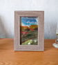 Needle felted picture - Yorkshire Dales  4 x 6 ins  available framed or unframed - Image 1