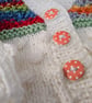 Bobble Design Merino Wool Baby Cardigan 0-6 months size - Image 7