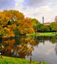 Autumn Trees Regent's Park London England Photograph Print - Image 1