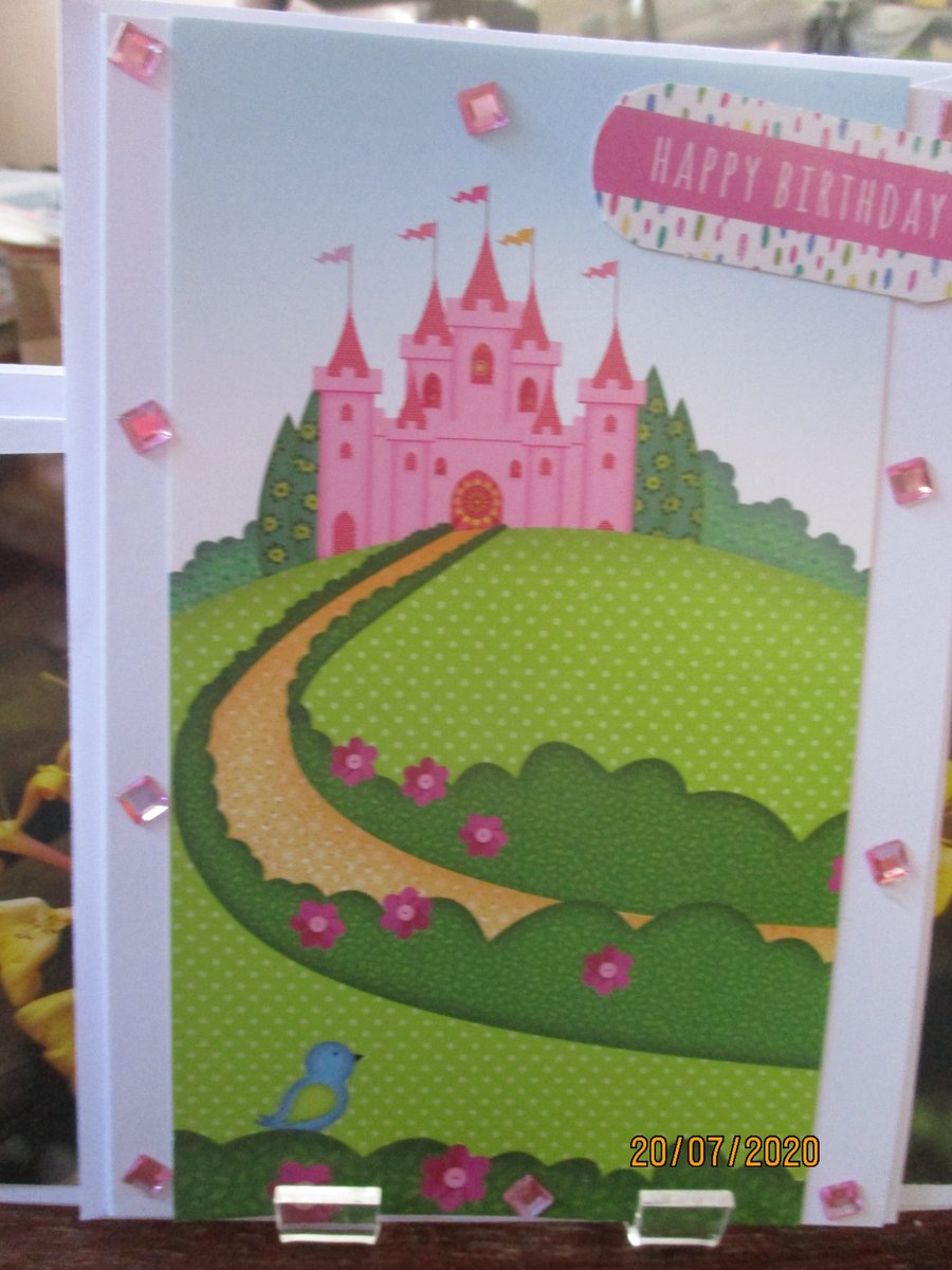 Happy Birthday Castle Card
