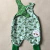 3 months, Reversible Romper, Dungarees