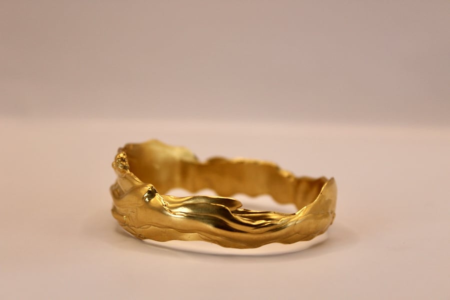 18 Carat Gold Plated Bangle
