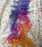 Hand Dyed BFL Fleece for Felting, Spinning & Weaving