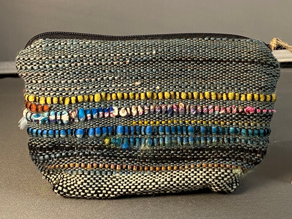Hand Woven Zippered Purse