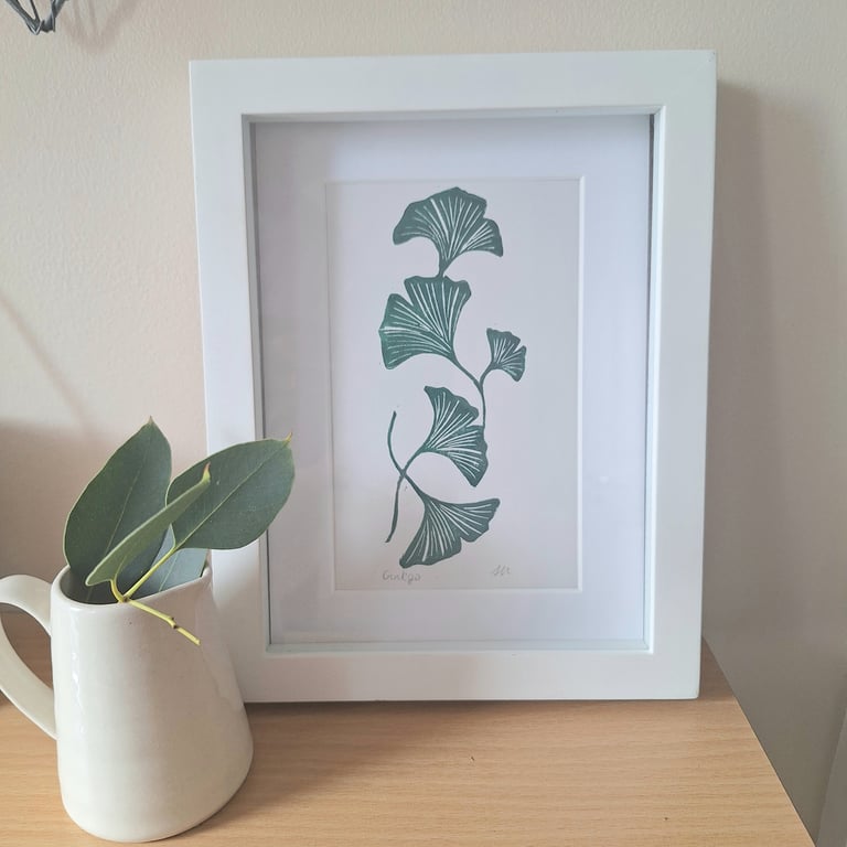 Ginkgo leaf print. 'Ginkgo'