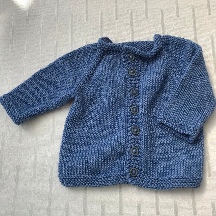 Blue baby cardigan