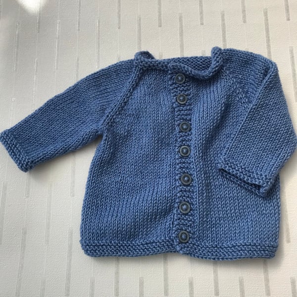 Blue baby cardigan
