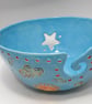 extra extra large yarn bowl Jumbo Yarn Bowl with multiple holes Knitting Bowl  - Image 5