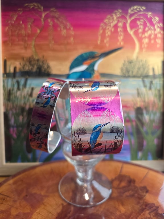 Sunset Fishing Wide Aluminium Cuff 