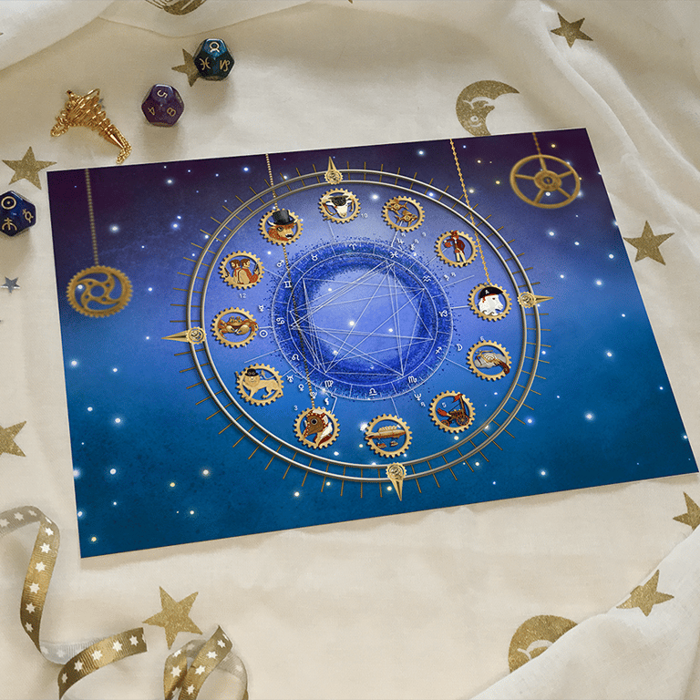 Personal Astrological Art - The Mystic Astrology Chart