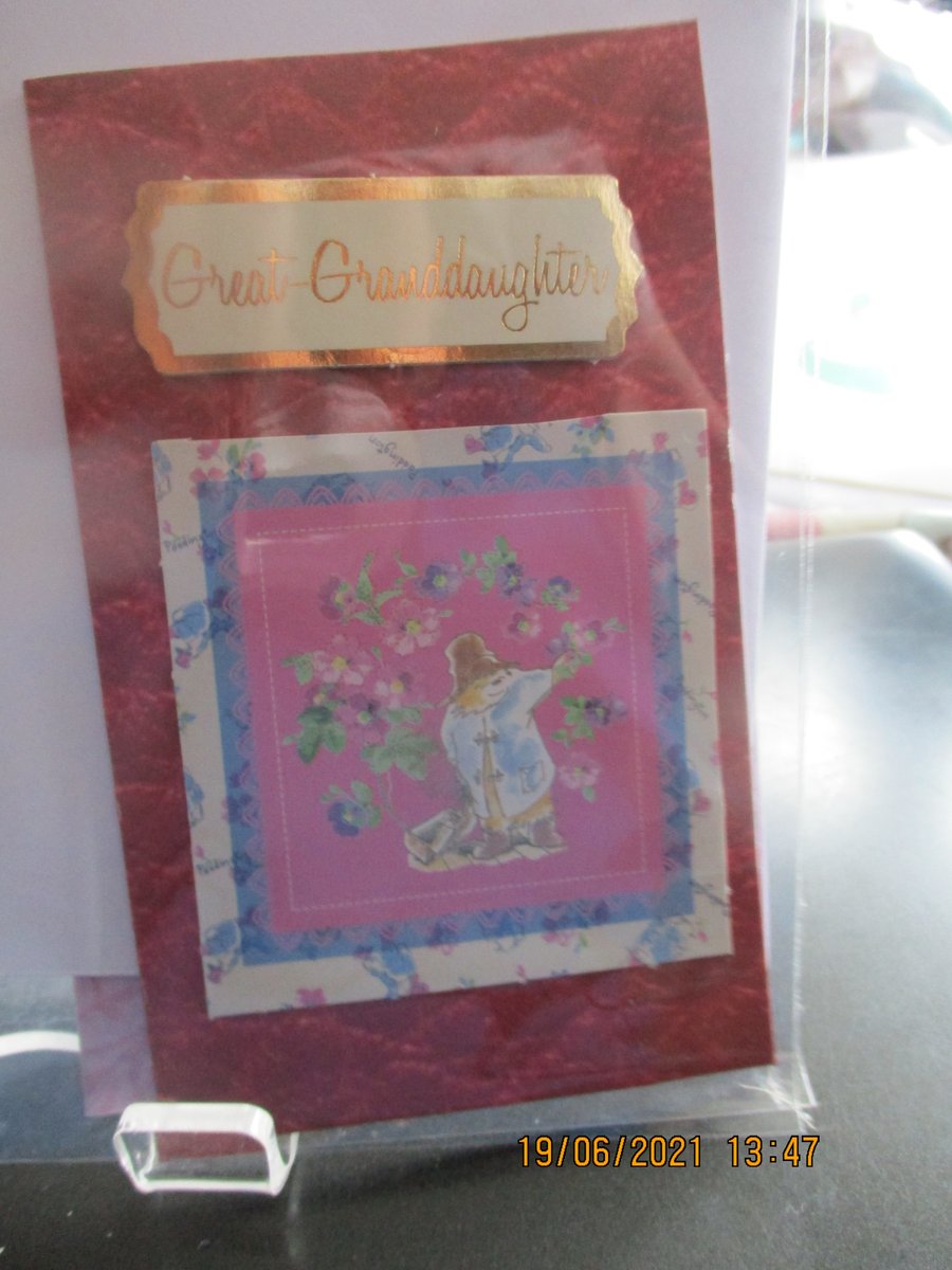 Great Granddaughter Birthday Card