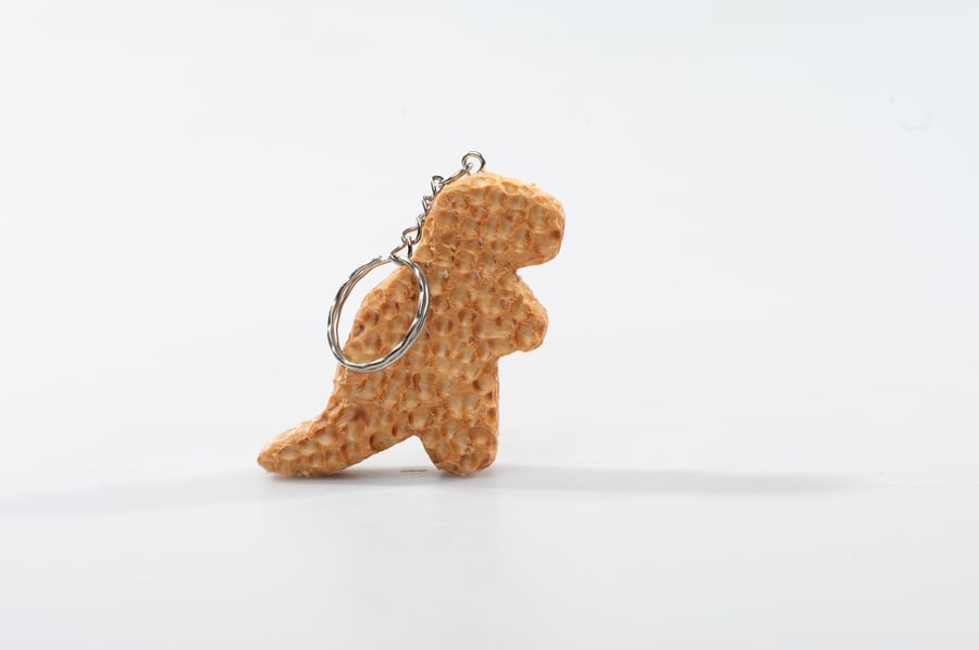 Trex Dino Nugget Keychain