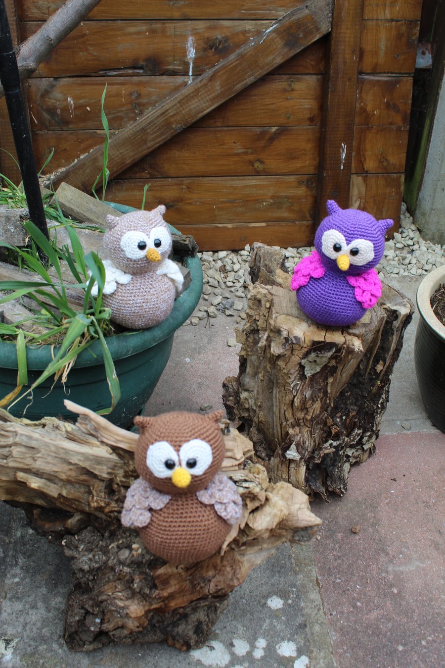 Amigurumi Soft Toy Owl Folksy
