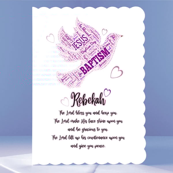 Personalised Believers Baptism Card - Adult Baptism