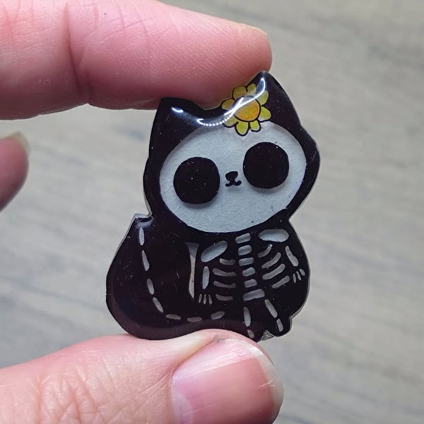 Dead cute fox badge