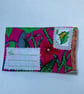 Gift envelope,  hand stitched. For small gifts or money. Bright colours. - Image 3