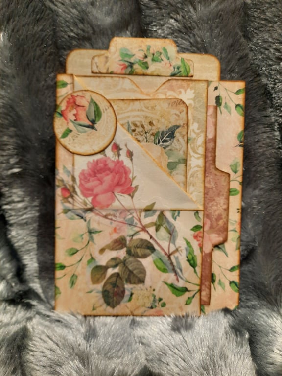 Rosey Triple Pocket Journal Insert